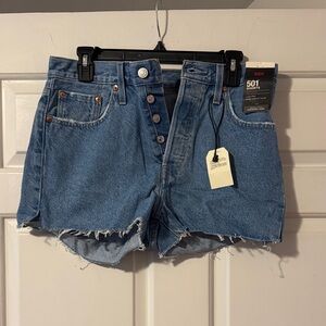 Levi's Men’s Blue Slim Jeans with Yellow Stitching